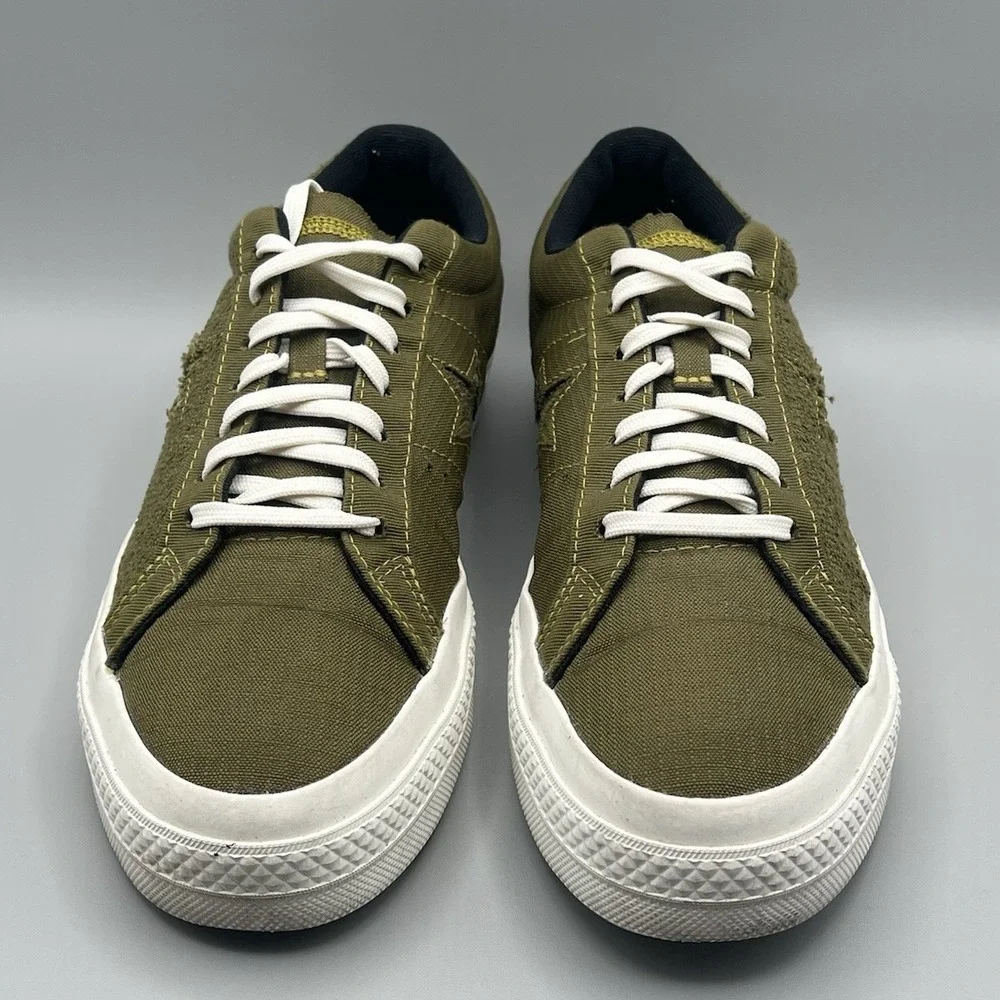 Converse One Star OX Low Renew Sneaker Olive Green -‎ Men Size 9 (172349C)